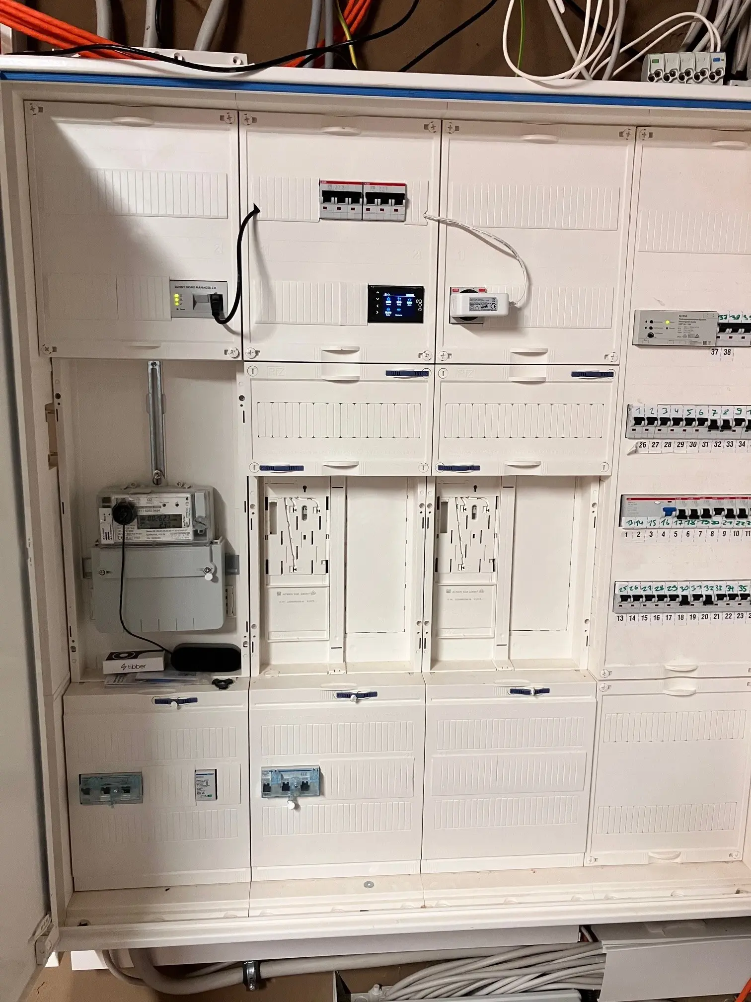 White control cabinet.