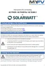 Integration in Solarwatt