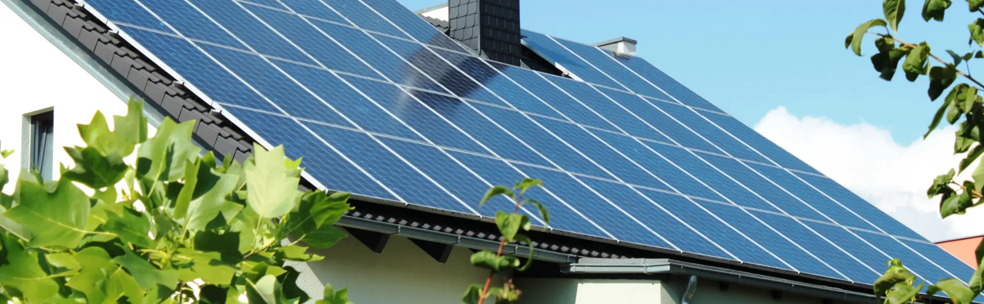 Photovoltaic system on a multi-family house