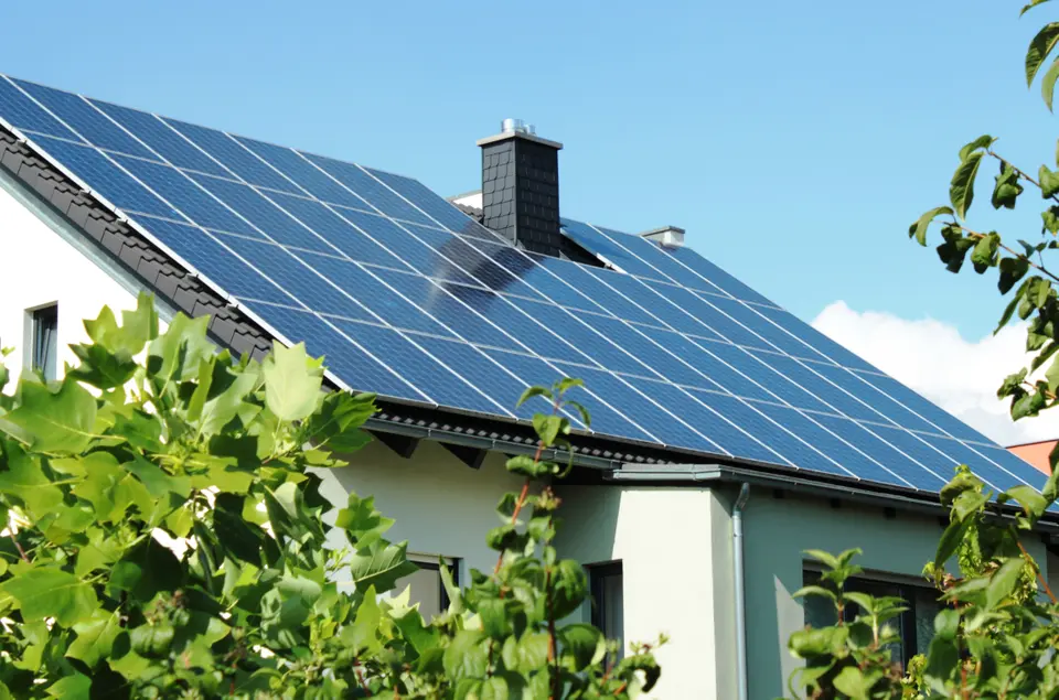 Photovoltaic system on a multi-family house