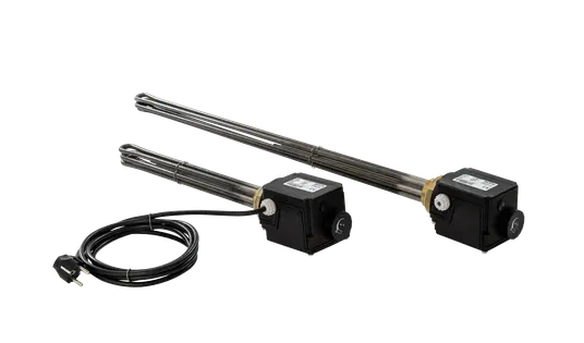 Two my-PV heating elements for hot water preparation