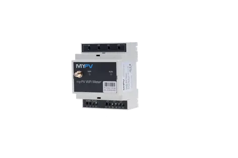 The my-PV WiFi Meter measures PV surplus and transmits the data to other my-PV devices
