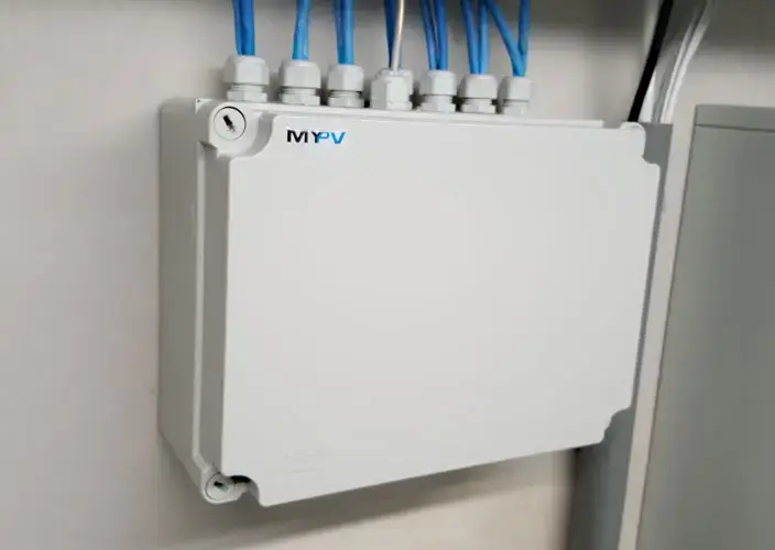 Wohnbauprojekt GWG Linz my PV Technikkasten