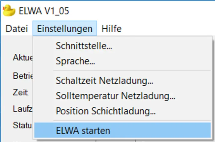 Die ELWA blinkt bei der Inbetriebnahme grün, startet aber nicht my-PV