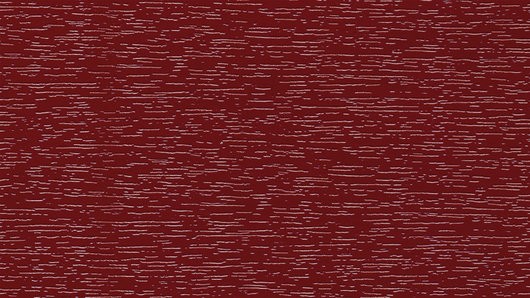 Eine Nahaufnahme einer strukturierten, tiefroten Oberfläche mit subtilen, feinen Linien und einem leicht glänzenden Finish.