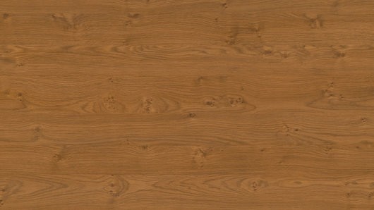 Eine Nahaufnahme einer hölzernen Oberfläche mit einer warmen braunen Farbe und sichtbaren Maserungsmustern.