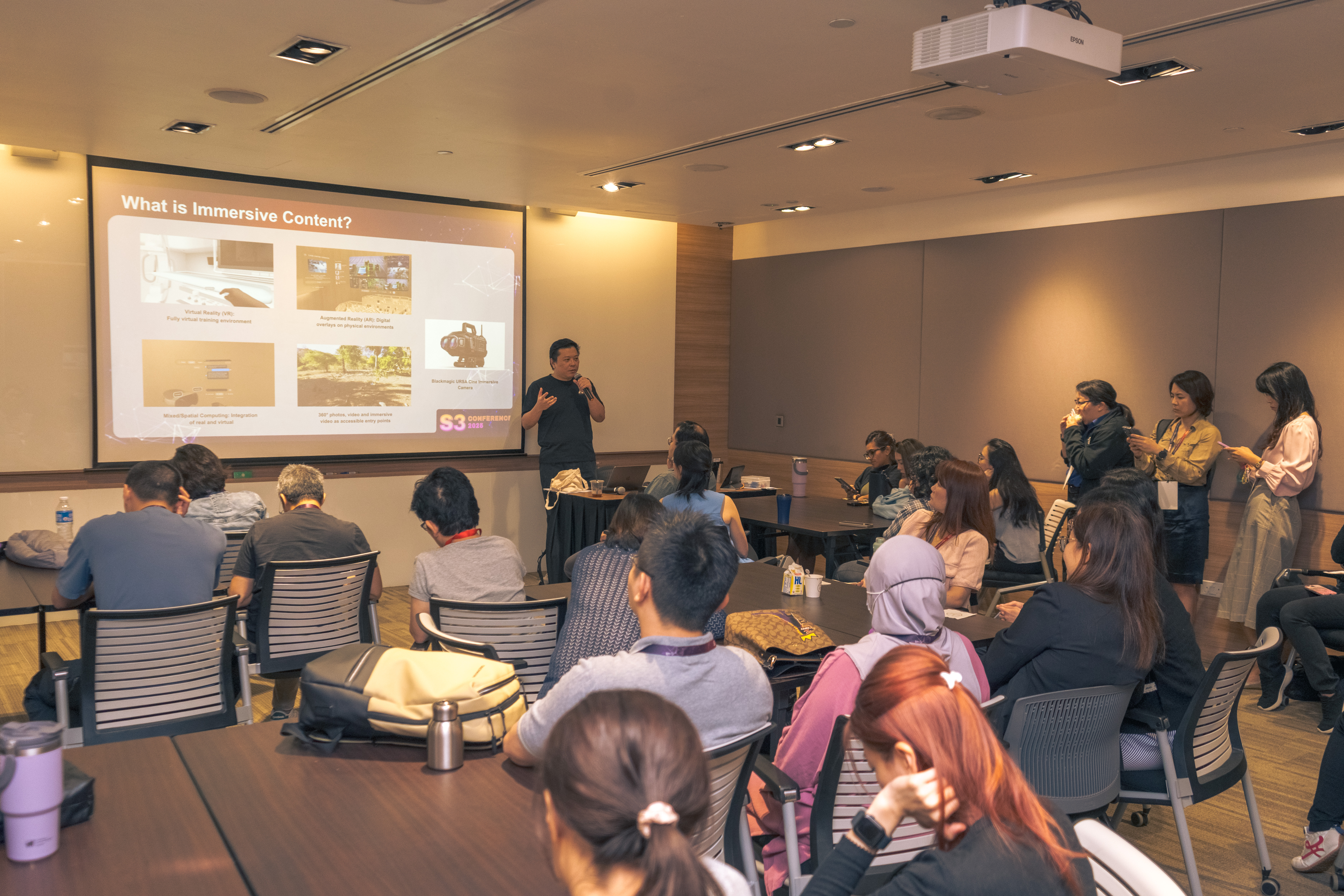 Jun Lin speaking during the workshop session at the 2025 S3 Conference at Academia @ SGH. Jun Lin speaking during the workshop session at the 2025 S3 Conference at Academia @ SGH.