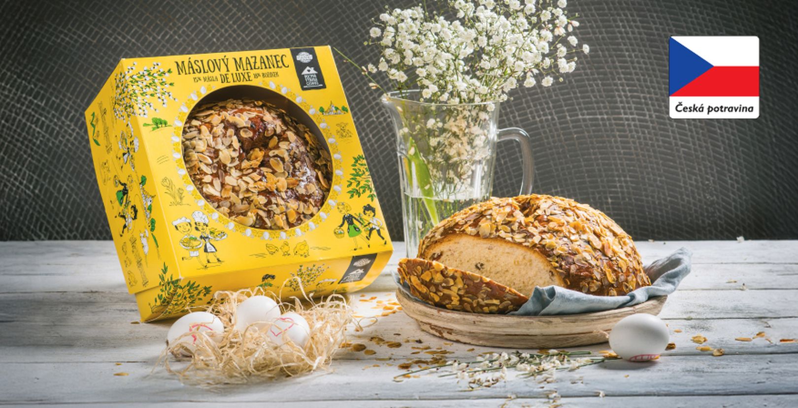 Máslový mazanec de luxe z Pekárny Globus
