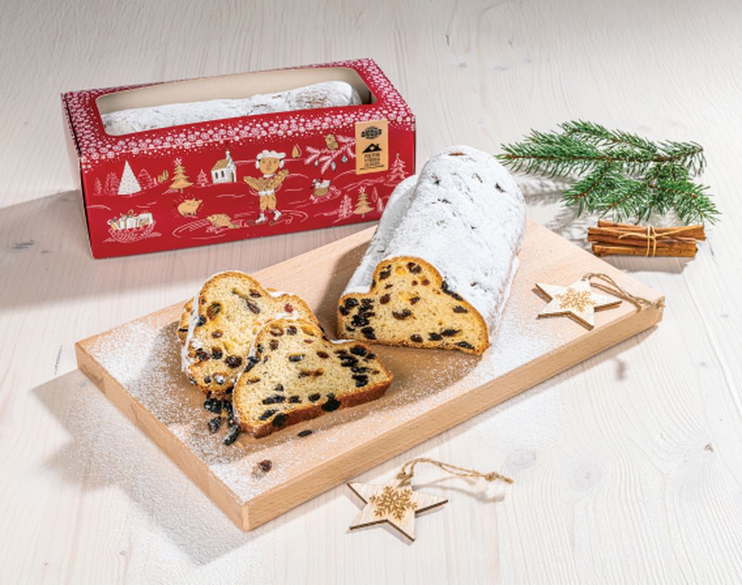 Vánoční štola z nabídky Pekárny Globus