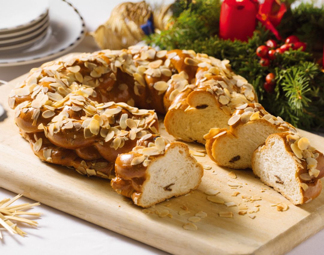 Vánoční věnec z nabídky Pekárny Globus