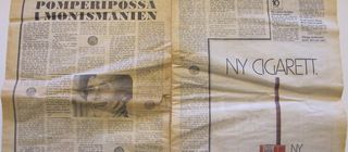 Tidningsuppslag Expressen