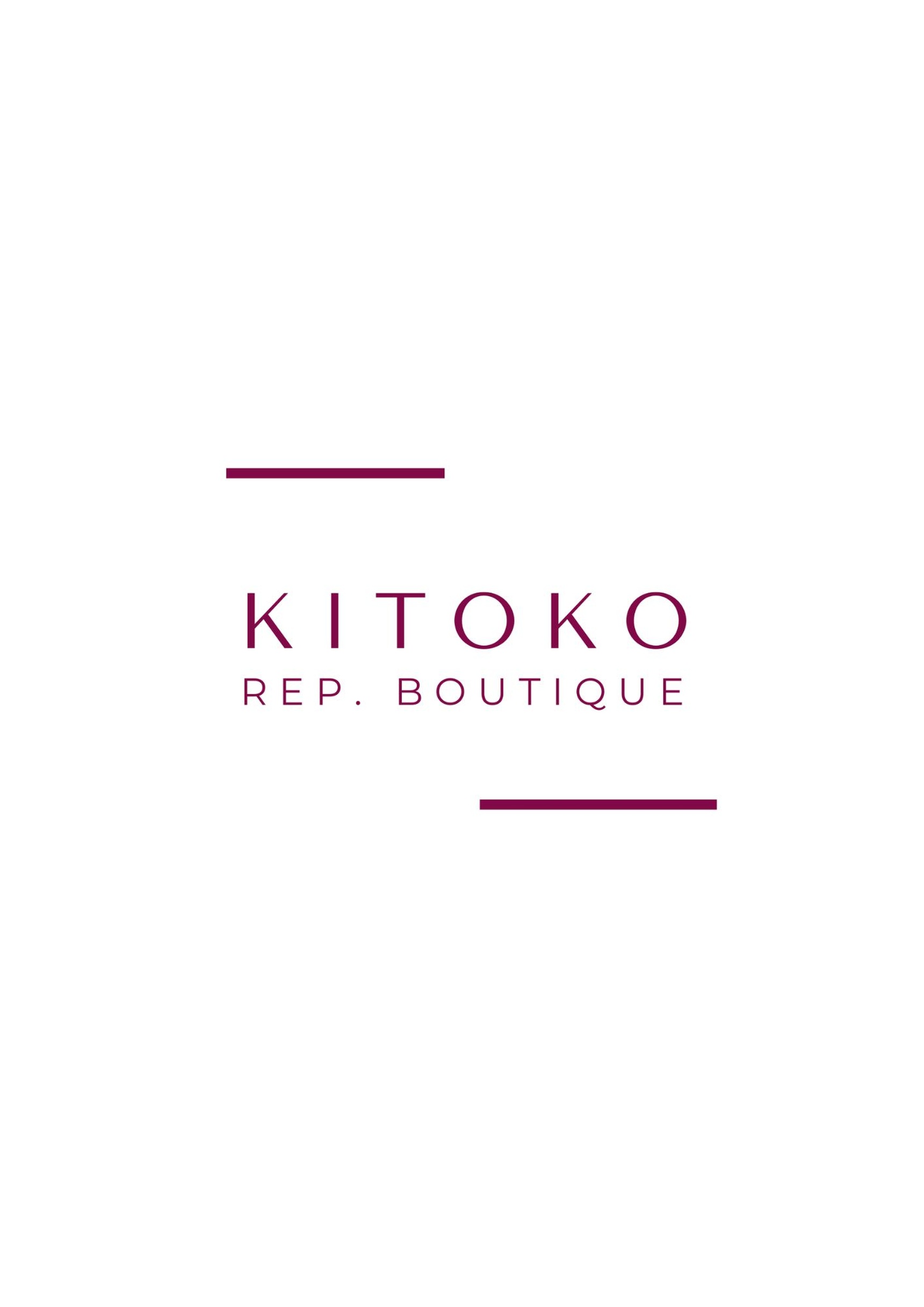 logo of Kitoko Rep Boutique - Belgian Beauty & Lifestyle agency