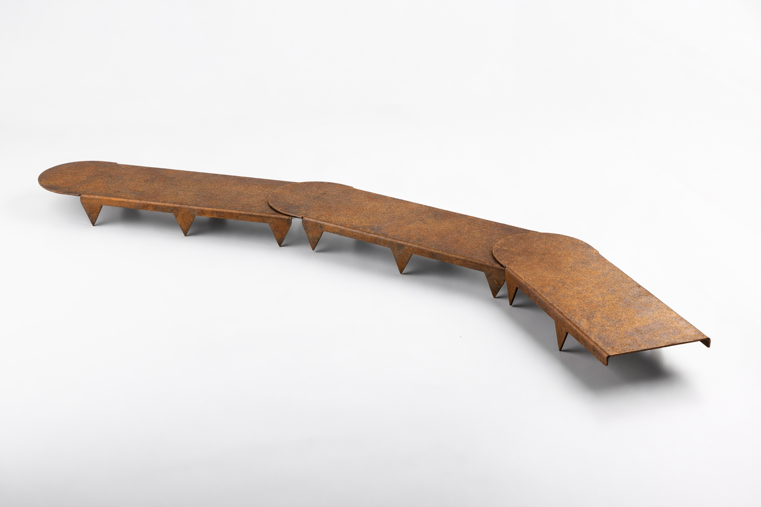 Rasenkanten aus Cortenstahl