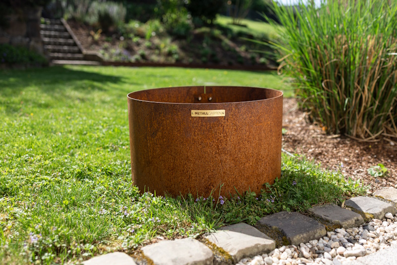 Pflanzring aus Cortenstahl