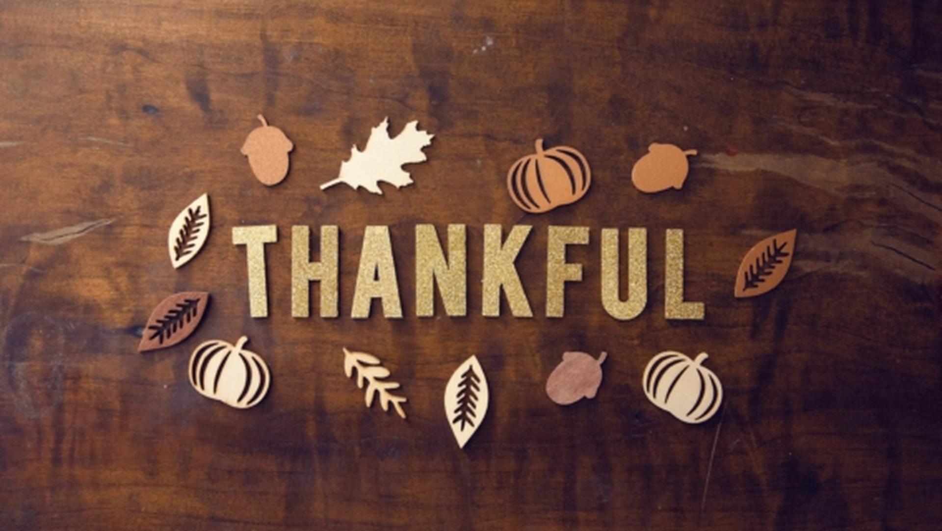 18 things to be thankful for in high school