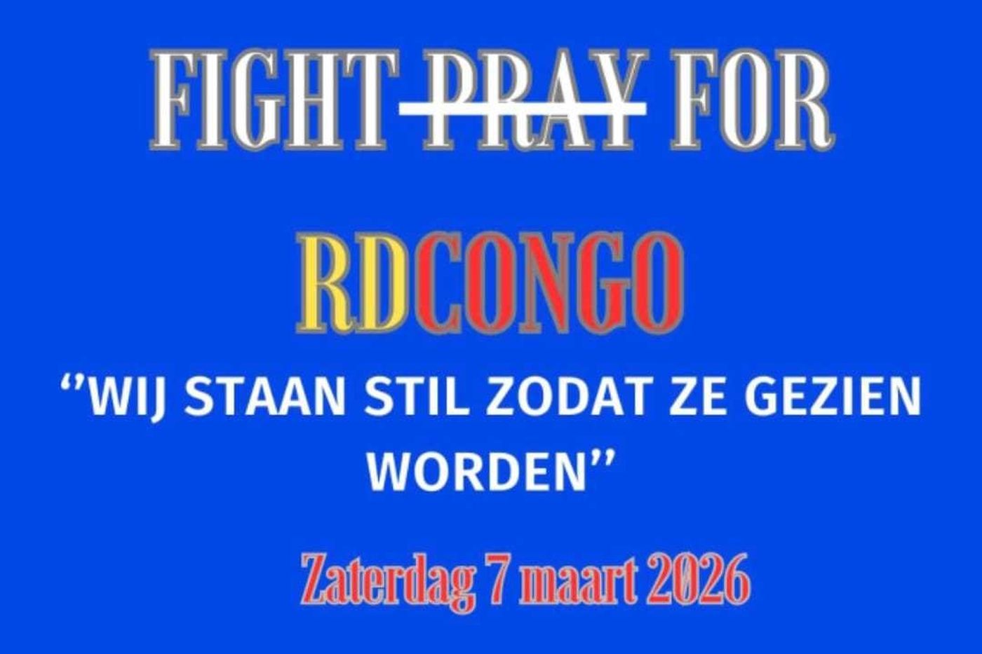 manif oostcongo denderleeuw