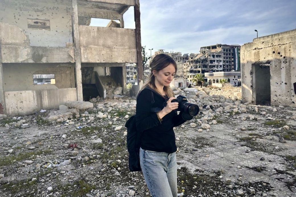 Sally Hayden in Homs