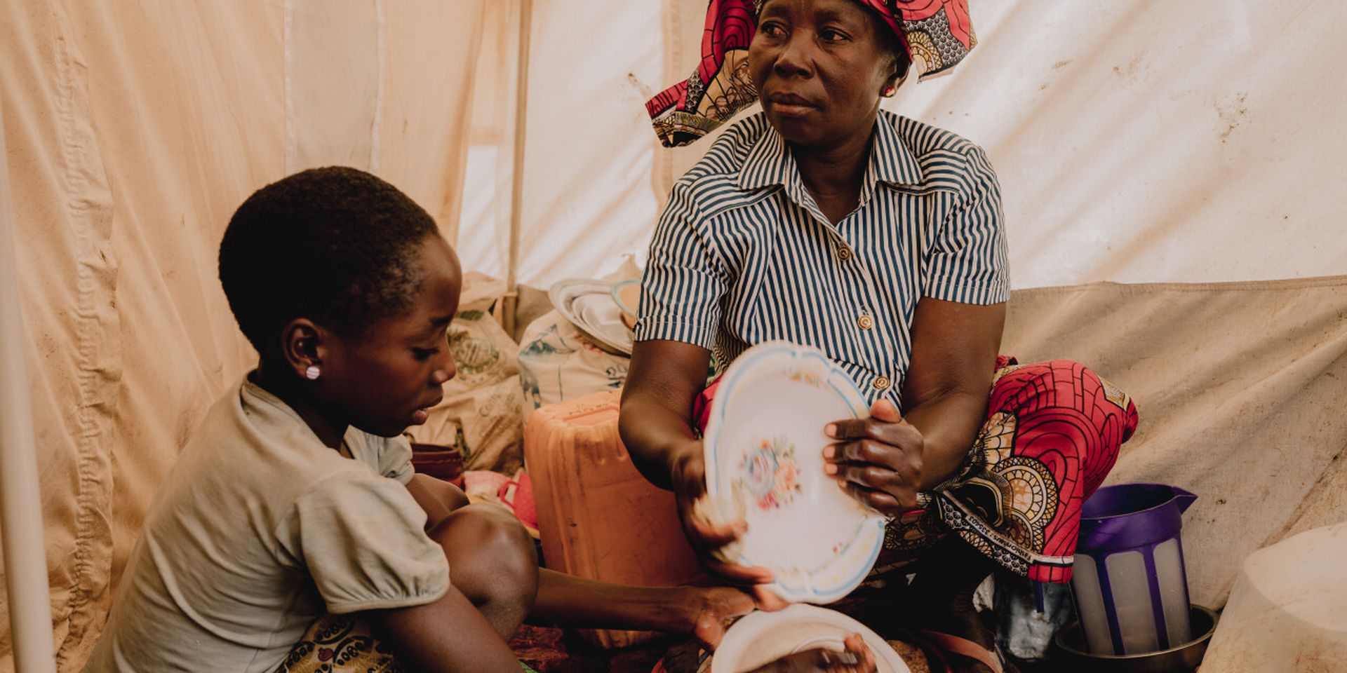 DRC DRCongo Rode Kruis vluchtelingen