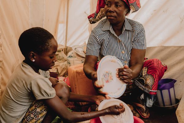 DRC DRCongo Rode Kruis vluchtelingen