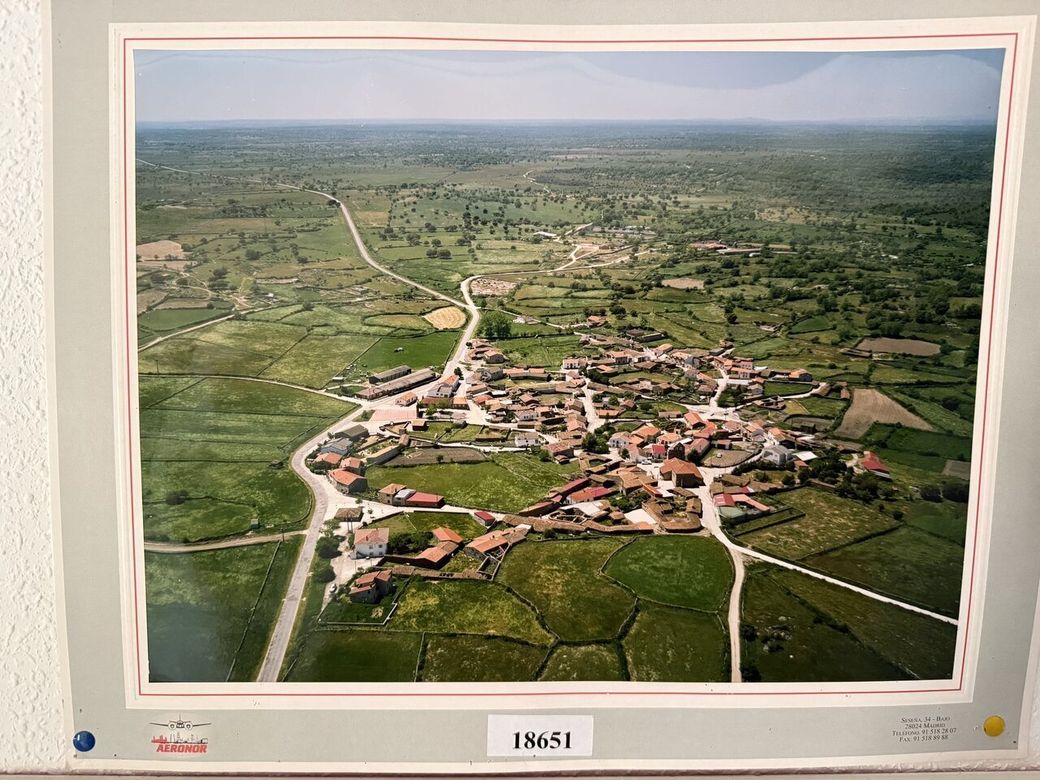 luchtfoto van een dorp