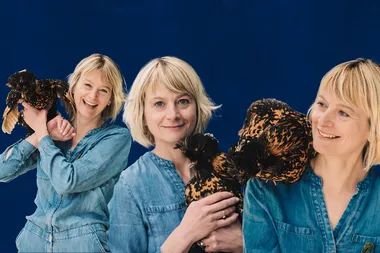 collage van drie foto's van Tine Hens