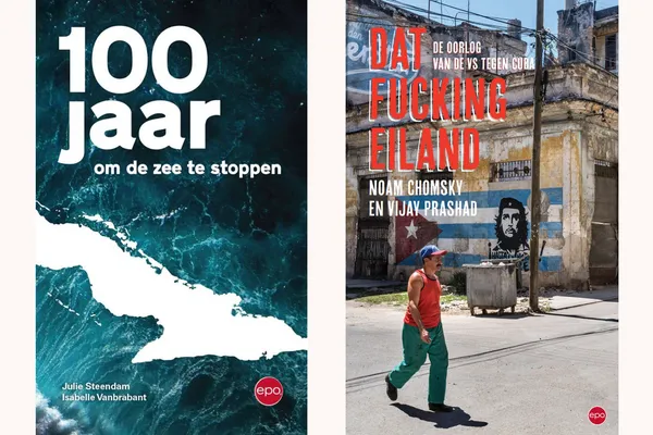 2 covers van boeken over Cuba