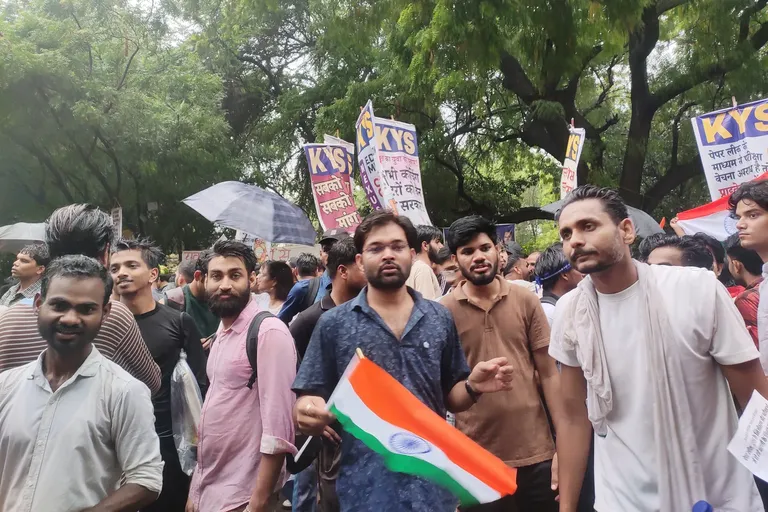 Indiase manifestanten