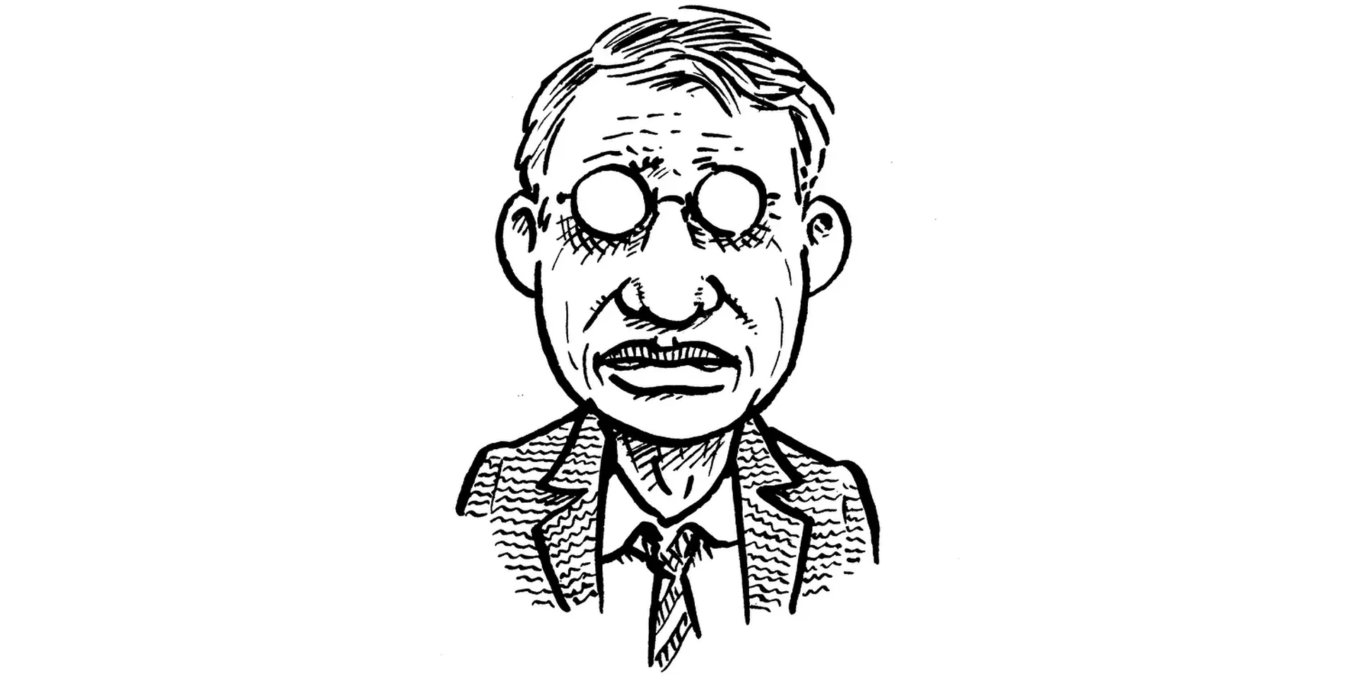 Getekend zelfportret van Journalist Joe Sacco