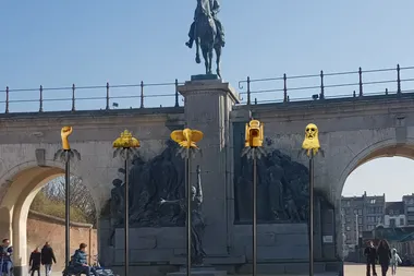 standbeeld van Leopoel II in Oostende
