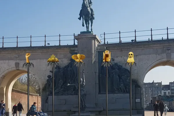 standbeeld van Leopoel II in Oostende