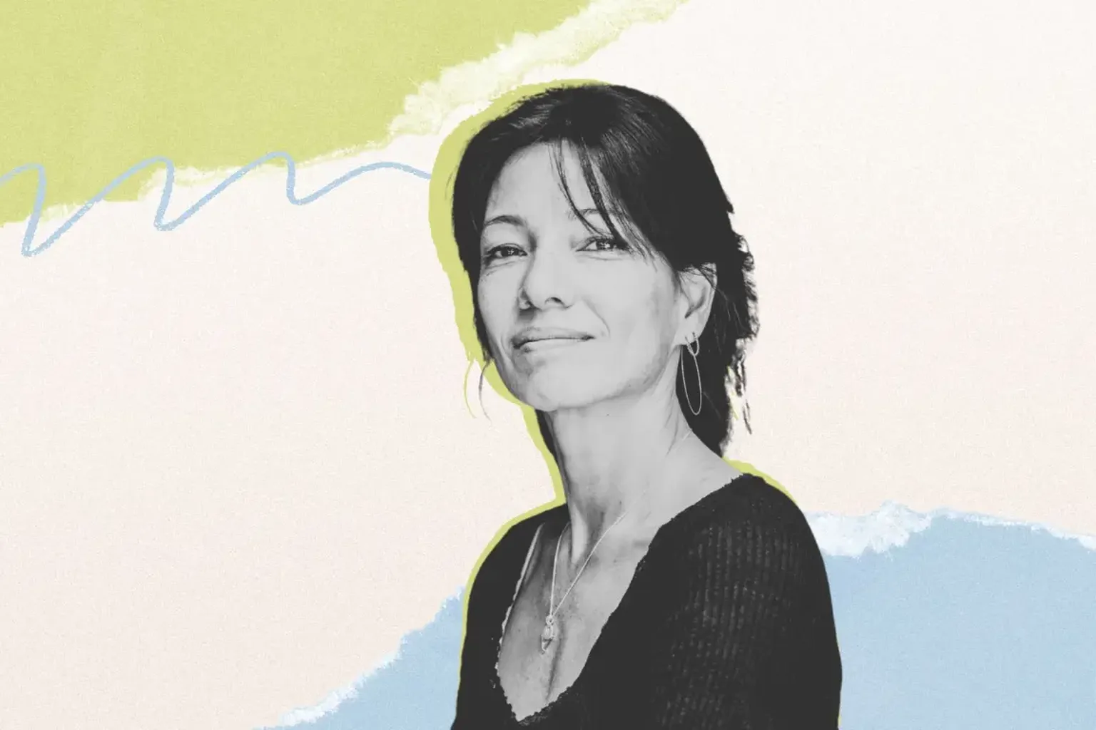 collage met portret van Fei Lauw