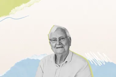 Collage met portret van Walter Zinzen