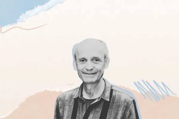 collage met portret van MO*columnist Jan Mertens