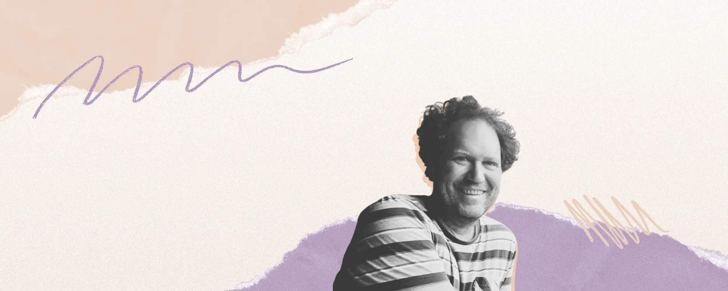 Beeldcollage met portret van Dieter Meeuwis