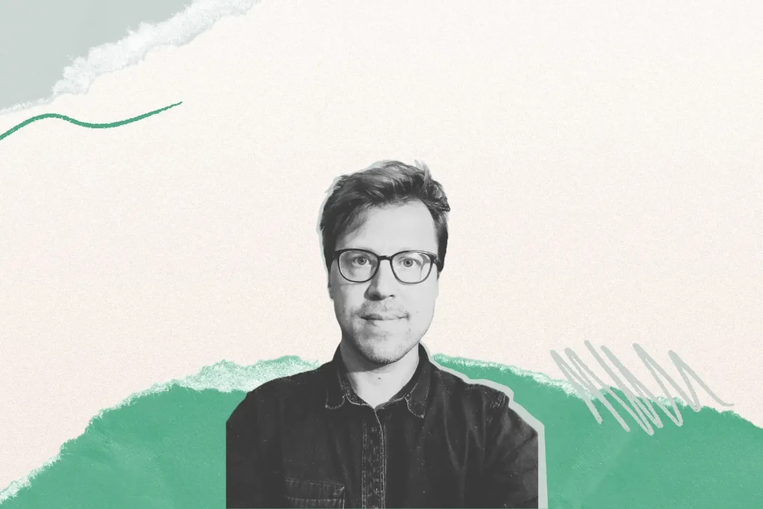 Collage met portretfoto van Wies Willems