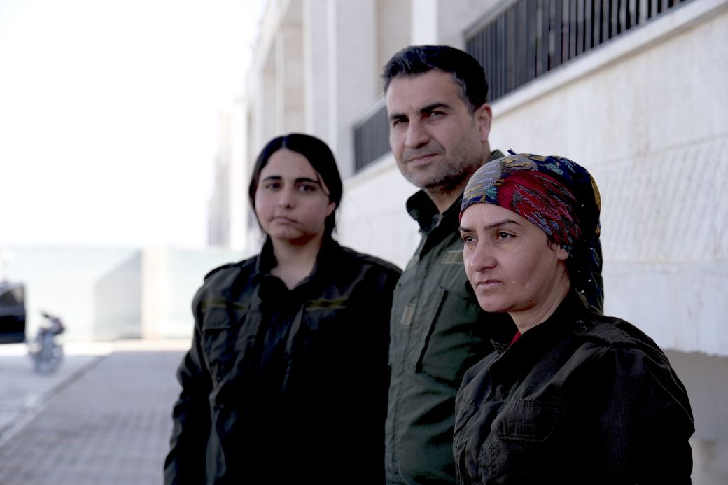 Drie leden van de Koerdische politie in Aleppo