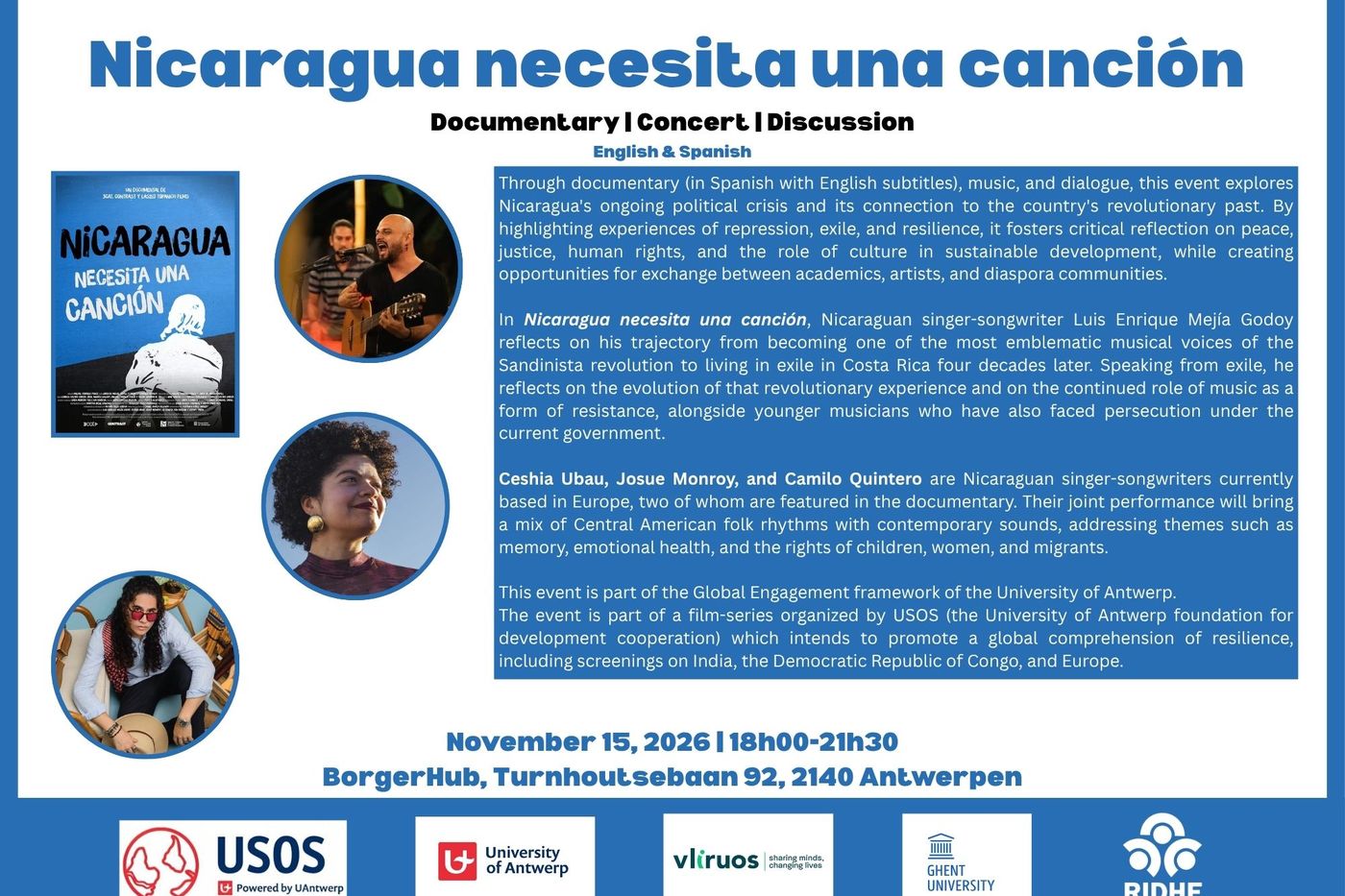 Nicaragua necesita una cancion