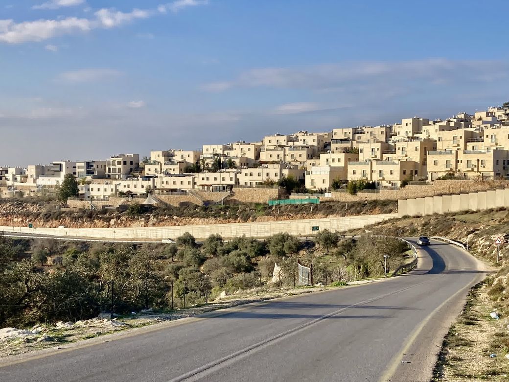 Israëlische nederzetting op Palestijnse grond