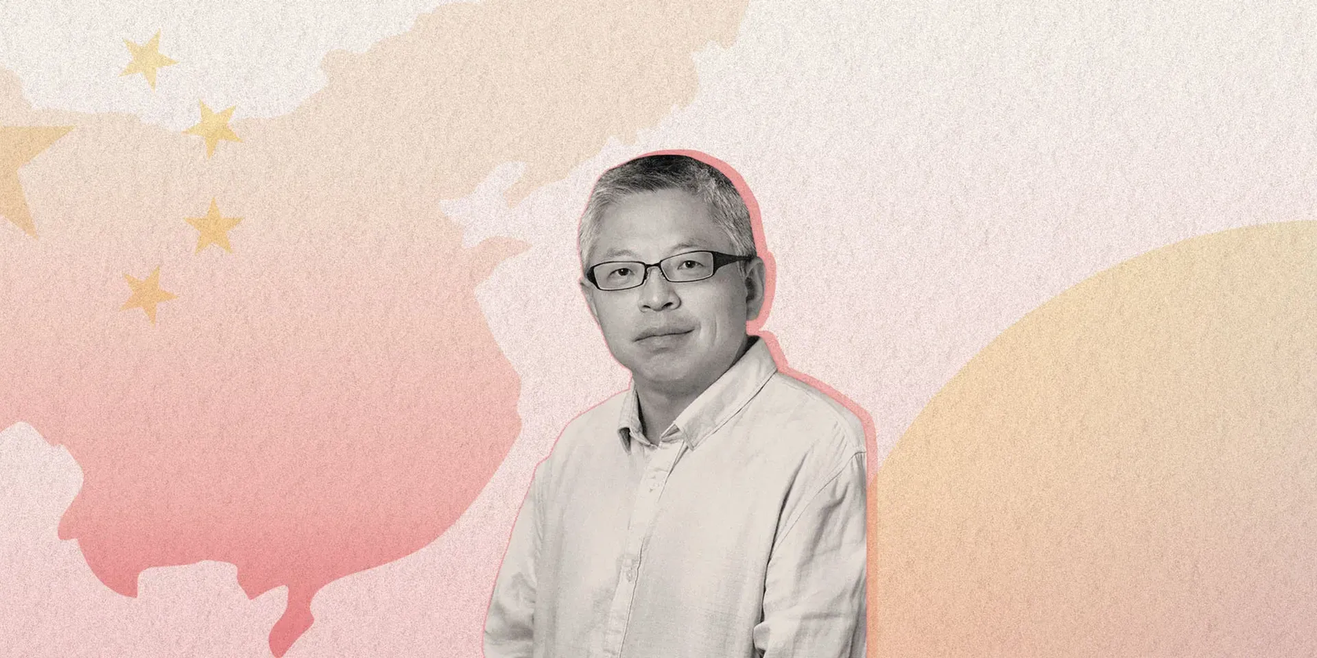 Beeldcollage met portret van professor