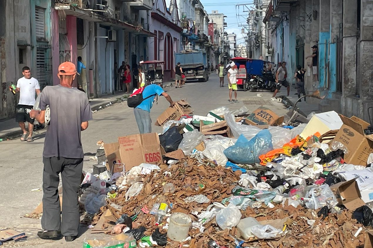 Straatvervuiling Cuba