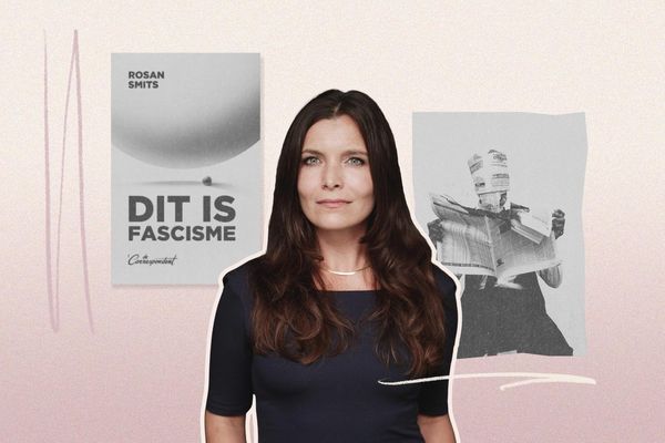 Collage met een portretfoto van Rosan Smits