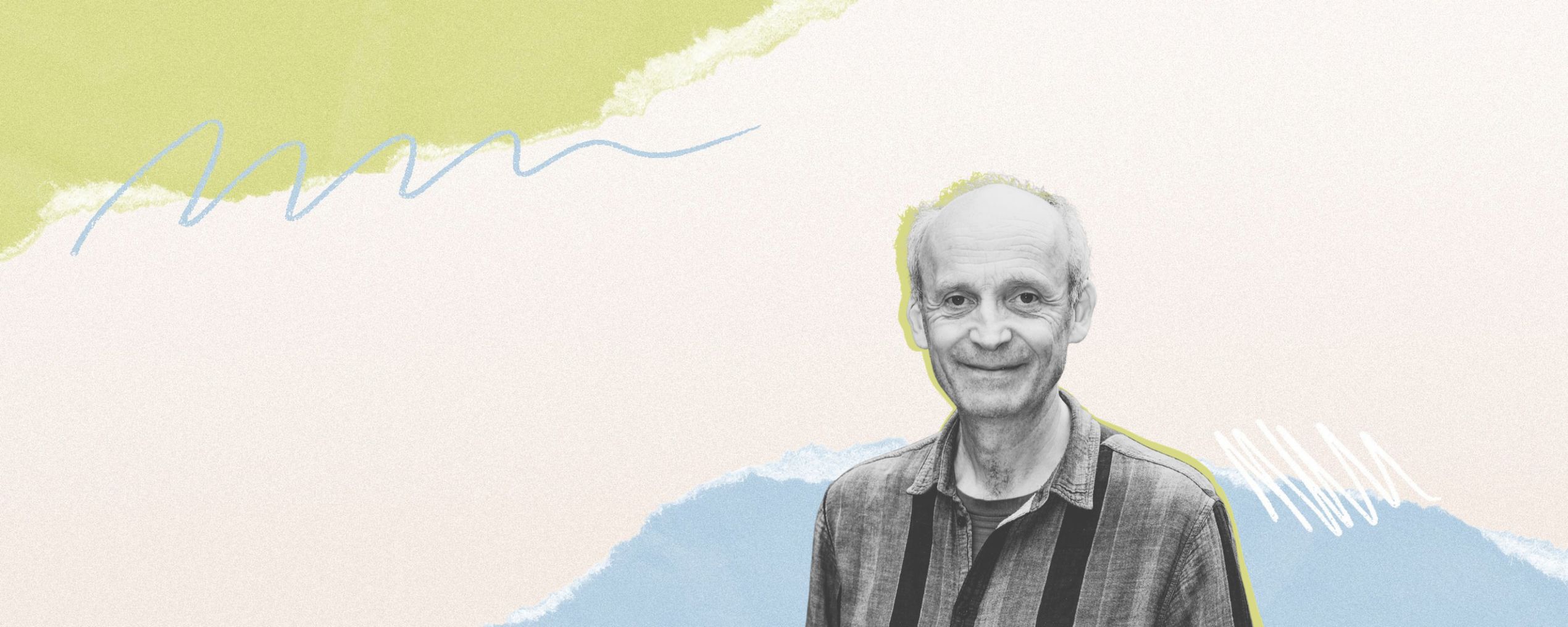 Collage met portrtet van Jan Mertens