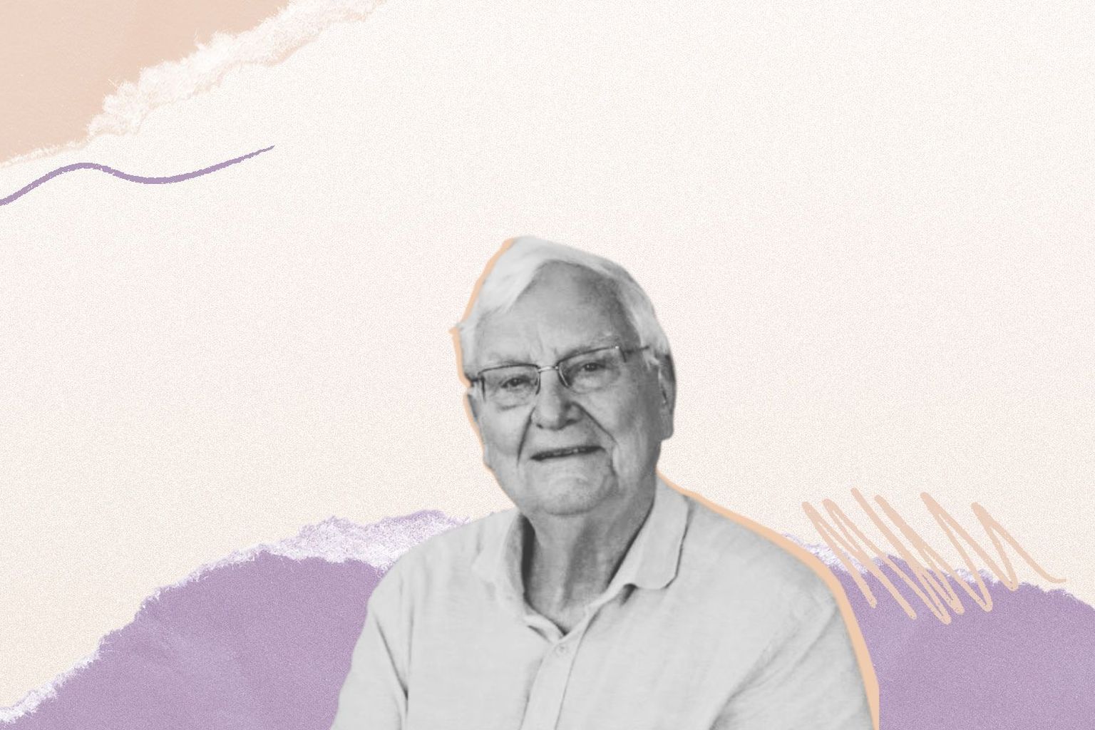 Collage met portret van Walter Zinzen