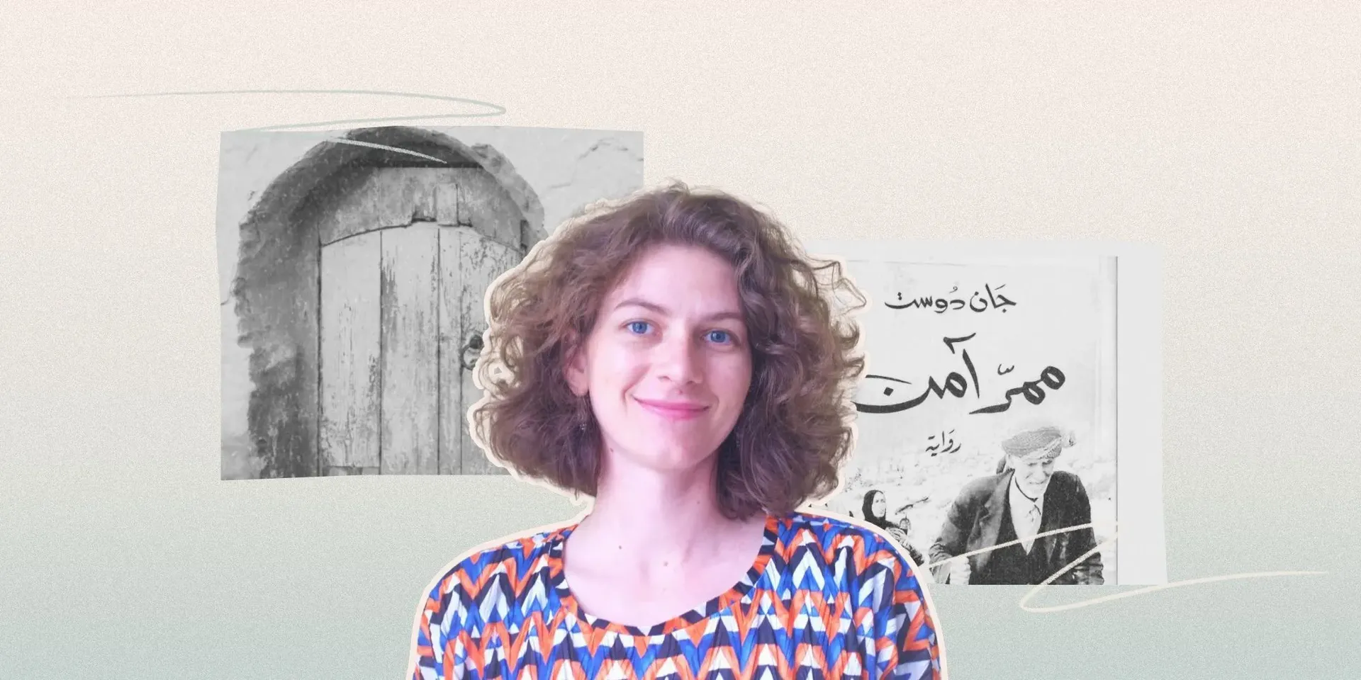 Collage met portret van Desirée Custers