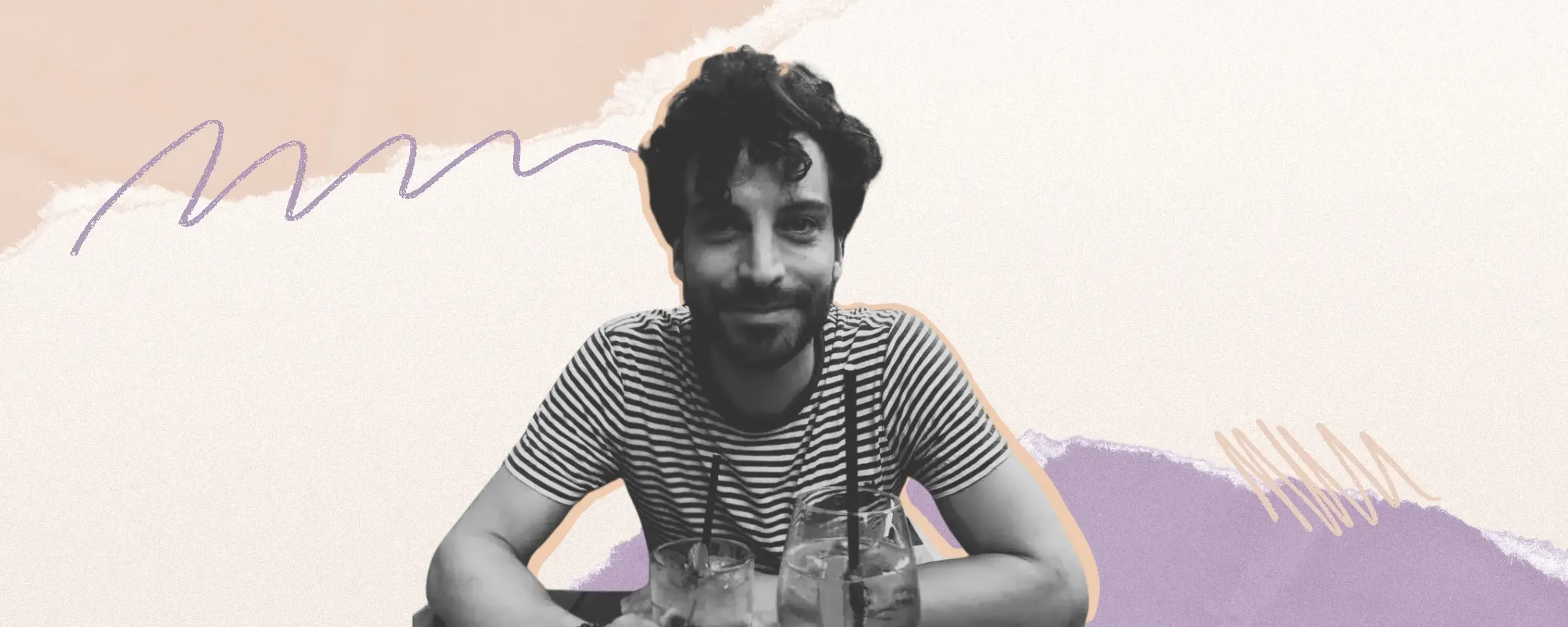 collage met portret van Lodewijk Van Dycke