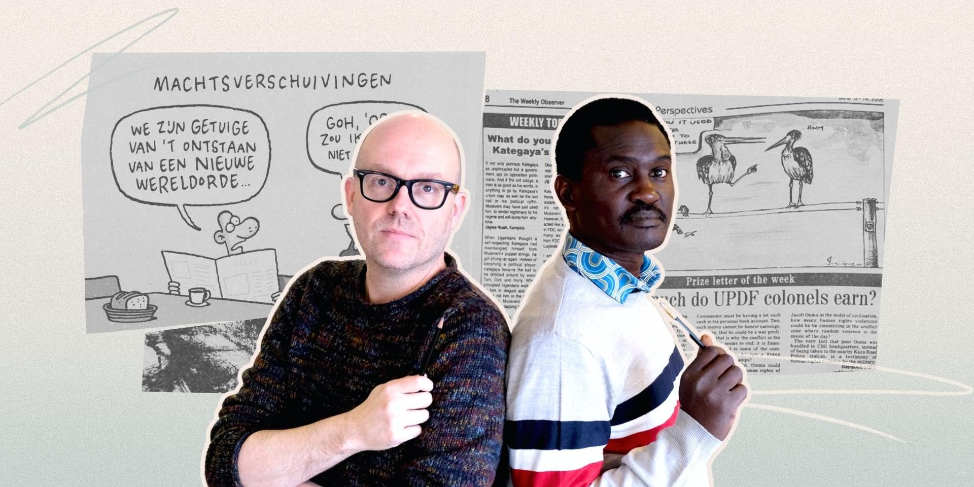 Cartoonisten Lectrr en Spire