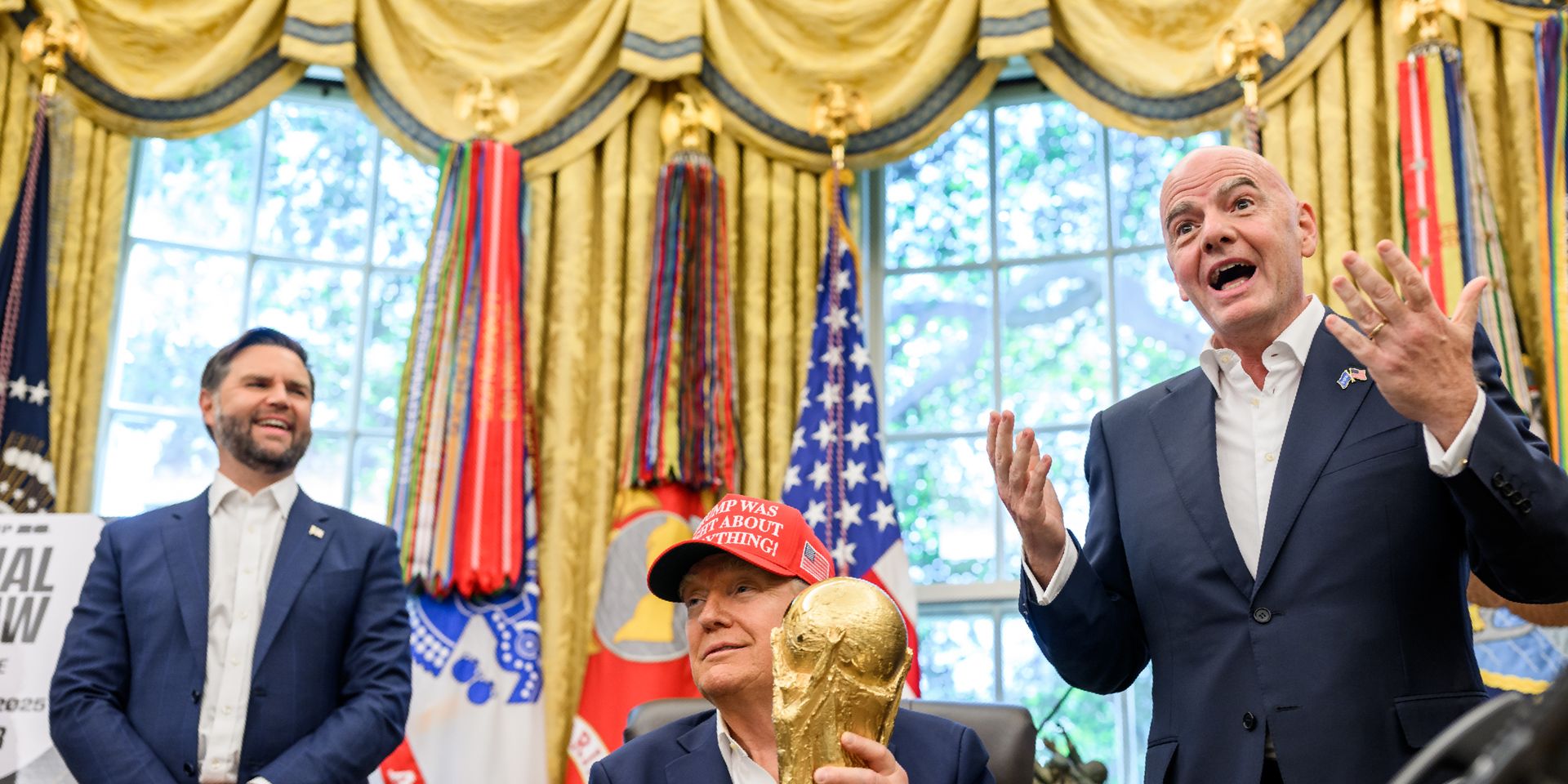 Infantino en Trump