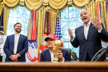 Infantino en Trump