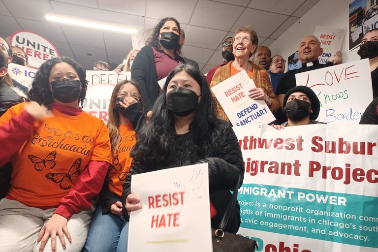 Protesten in Chicago