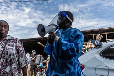 Jongeren ebola Goma